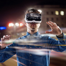 Virtual reality ontmantel de bom Dokkum